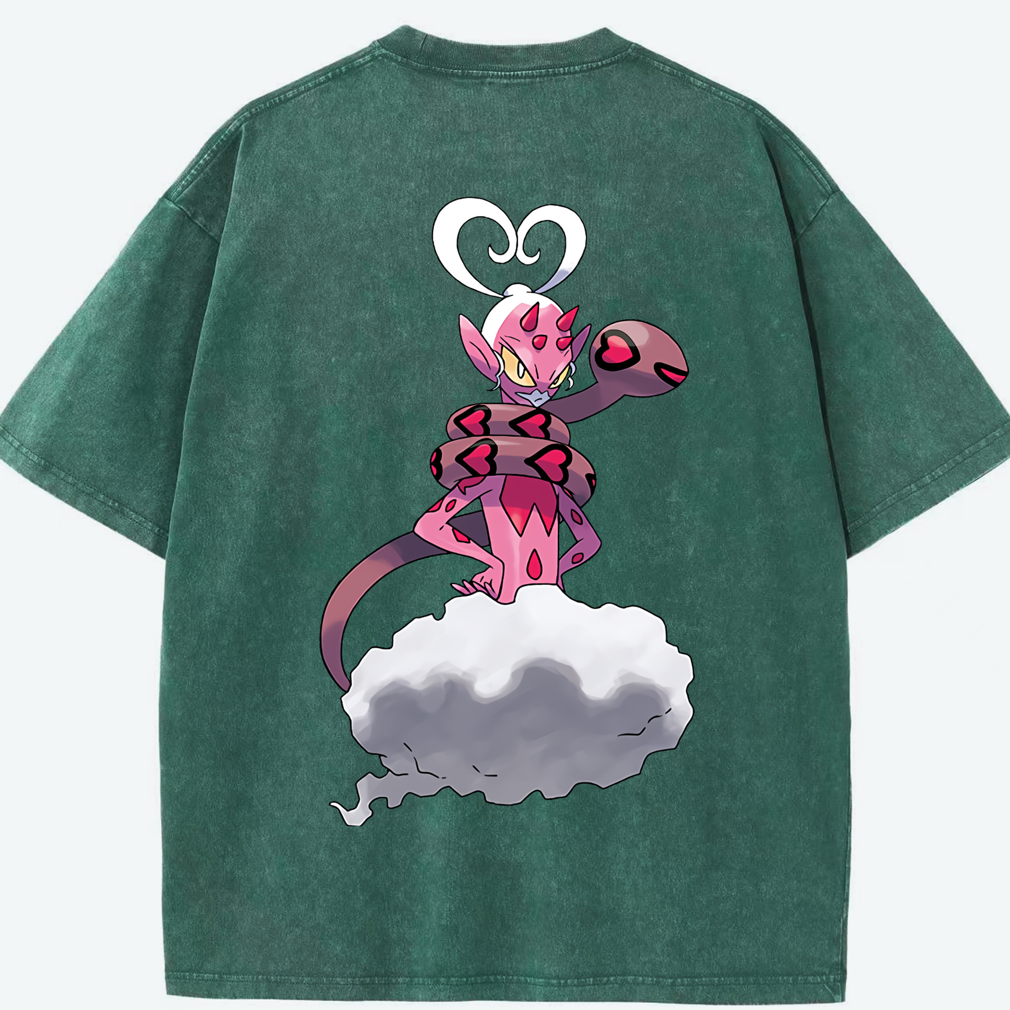 （画像用） ポケットモンスター Pokémon 綿100% ヴィンテージ風 半袖Tシャツ（背面プリント）